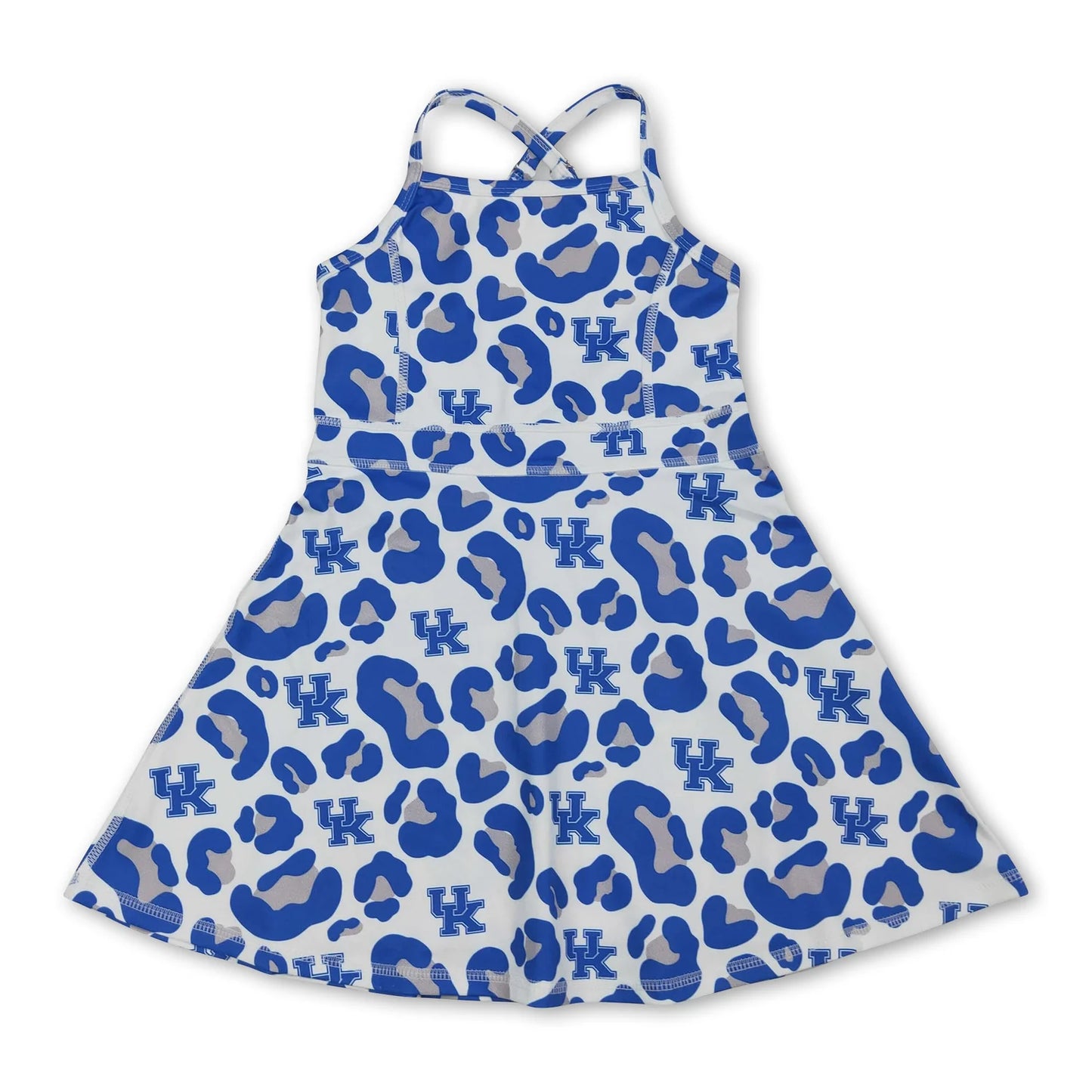 RTS NO MOQ Sibling milk silk Baby Girls Blue Star Bow Top Scallop Edge Shorts Team Casual Clothes Sets Girls Athletic Wear