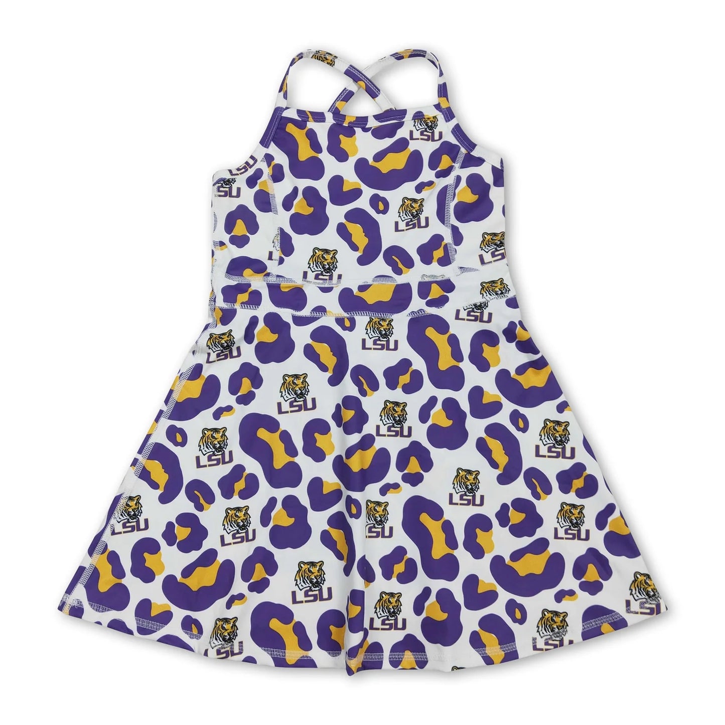 RTS NO MOQ Sibling milk silk Baby Girls And Boys Bow Top Scallop Hem Shorts Team Sets Yoga Dress Mama and Me Yoga Shorts