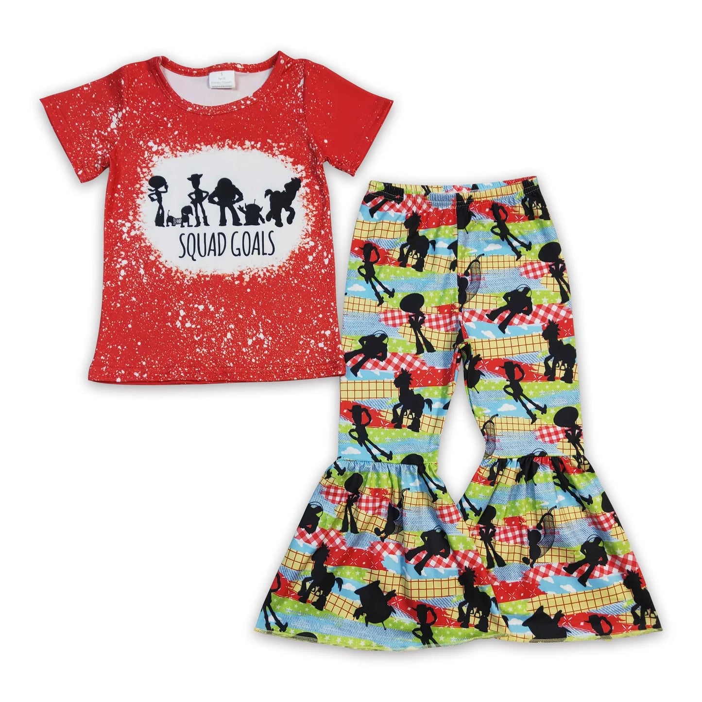 RTS NO MOQ Sibling milk silk Cute Clothes Baby Boys Short Sleeve Top and Pants Clothing Set