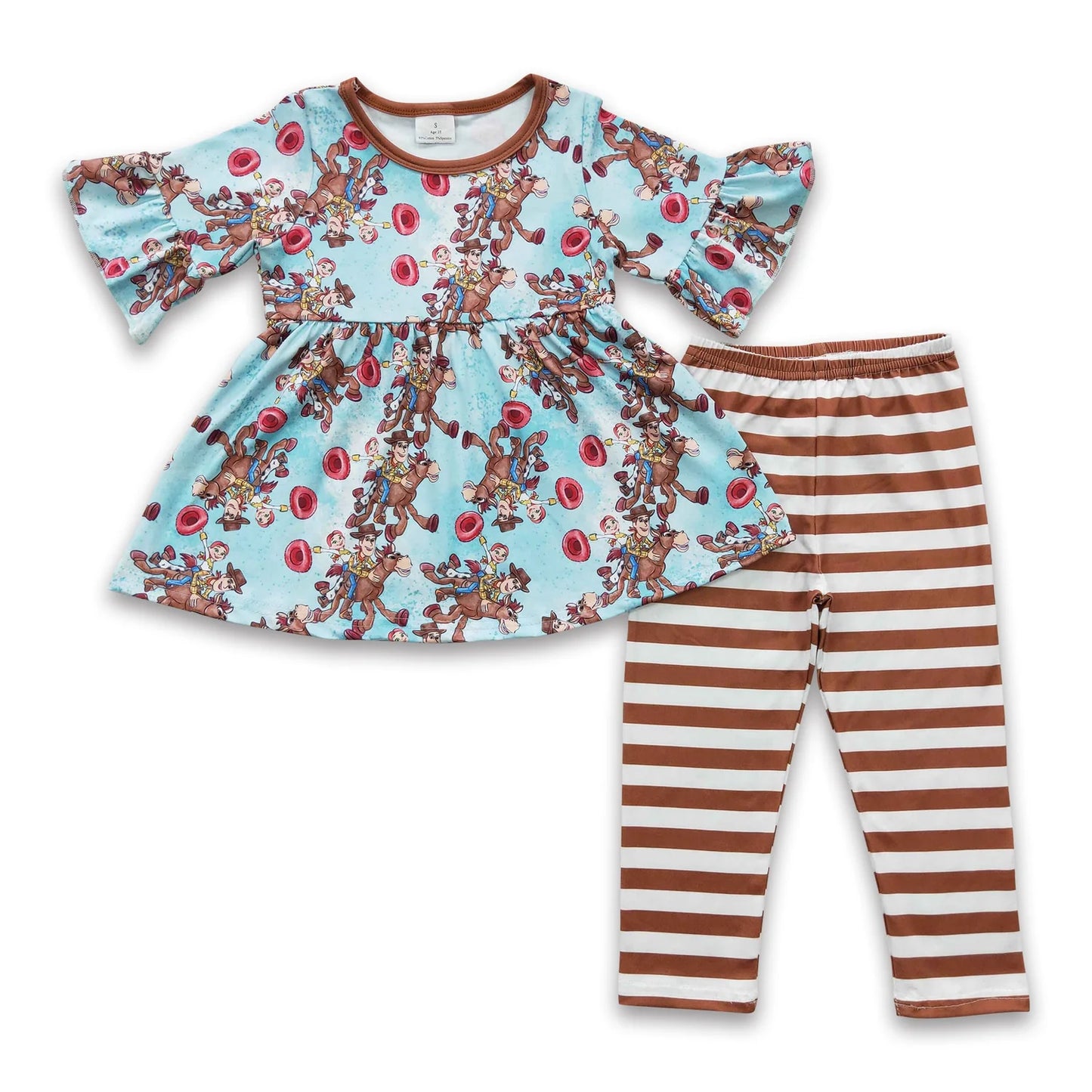RTS NO MOQ Sibling milk silk Cute Clothes Baby Boys Short Sleeve Top and Pants Clothing Set