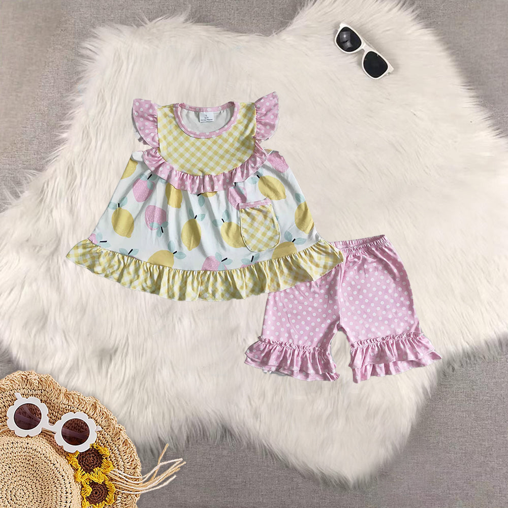 Sibling Baby Girls clothes Flowers Summer Sibling Sister Clothes Sets