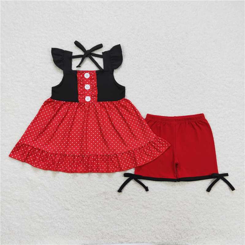 Cute Clothes Sibling Baby Girls Summer Outfit Set Sister Top Shorts Clothing Combo for Little Girls