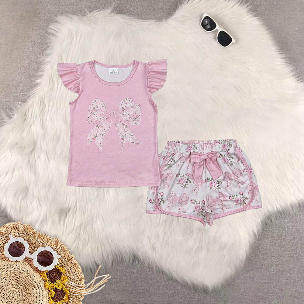 RTS NO MOQ Sibling baby girl clothes floral Rompers Clothes Sets and romper and pants and adult sets