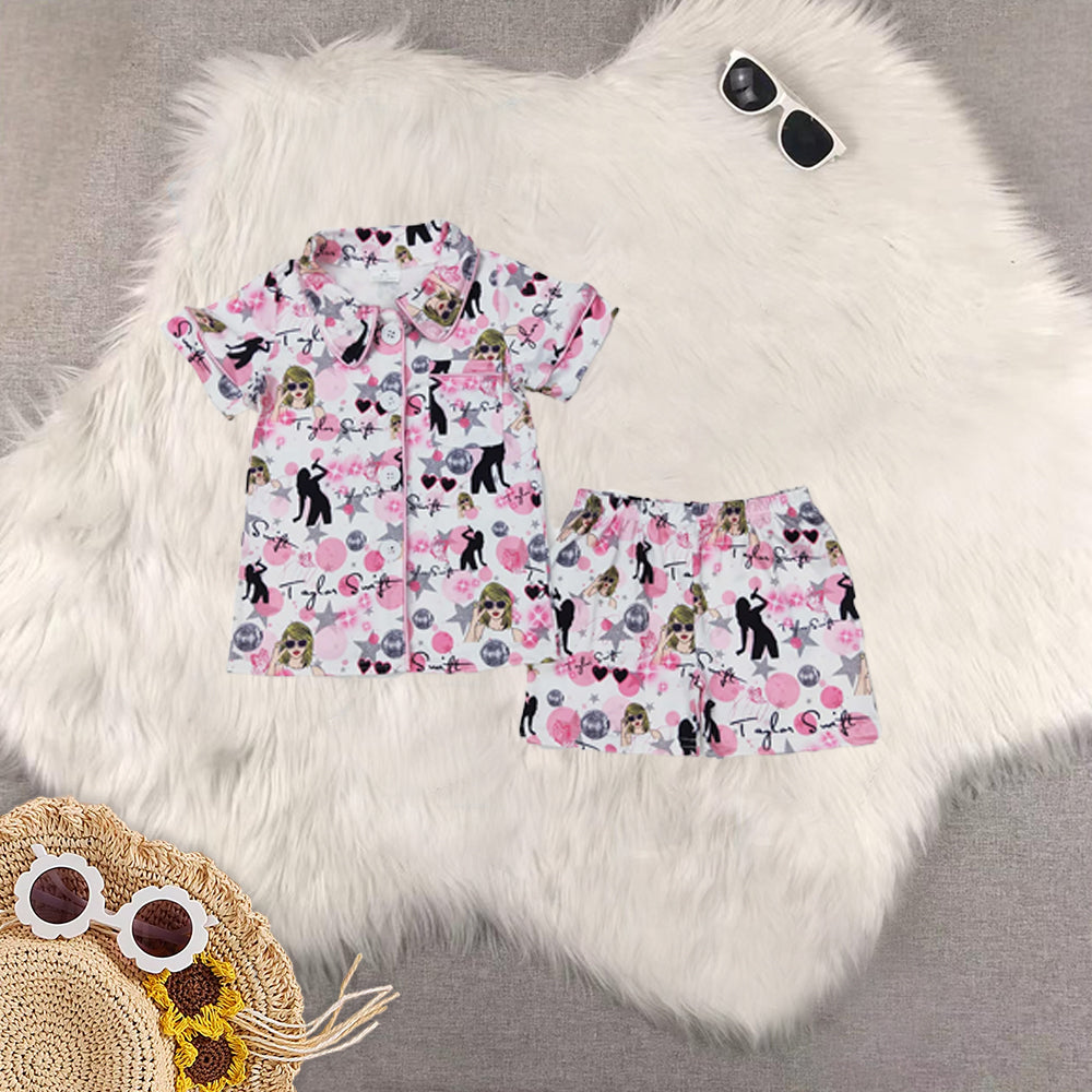 RTS NO MOQ Sibling baby Girls Boys shorts sleeve Clothes shorts pajamas Sets