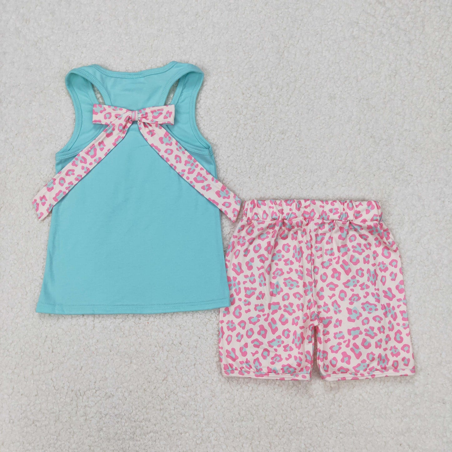 RTS NO MOQ baby girl Clothes camouflage short sleeve shorts Sets