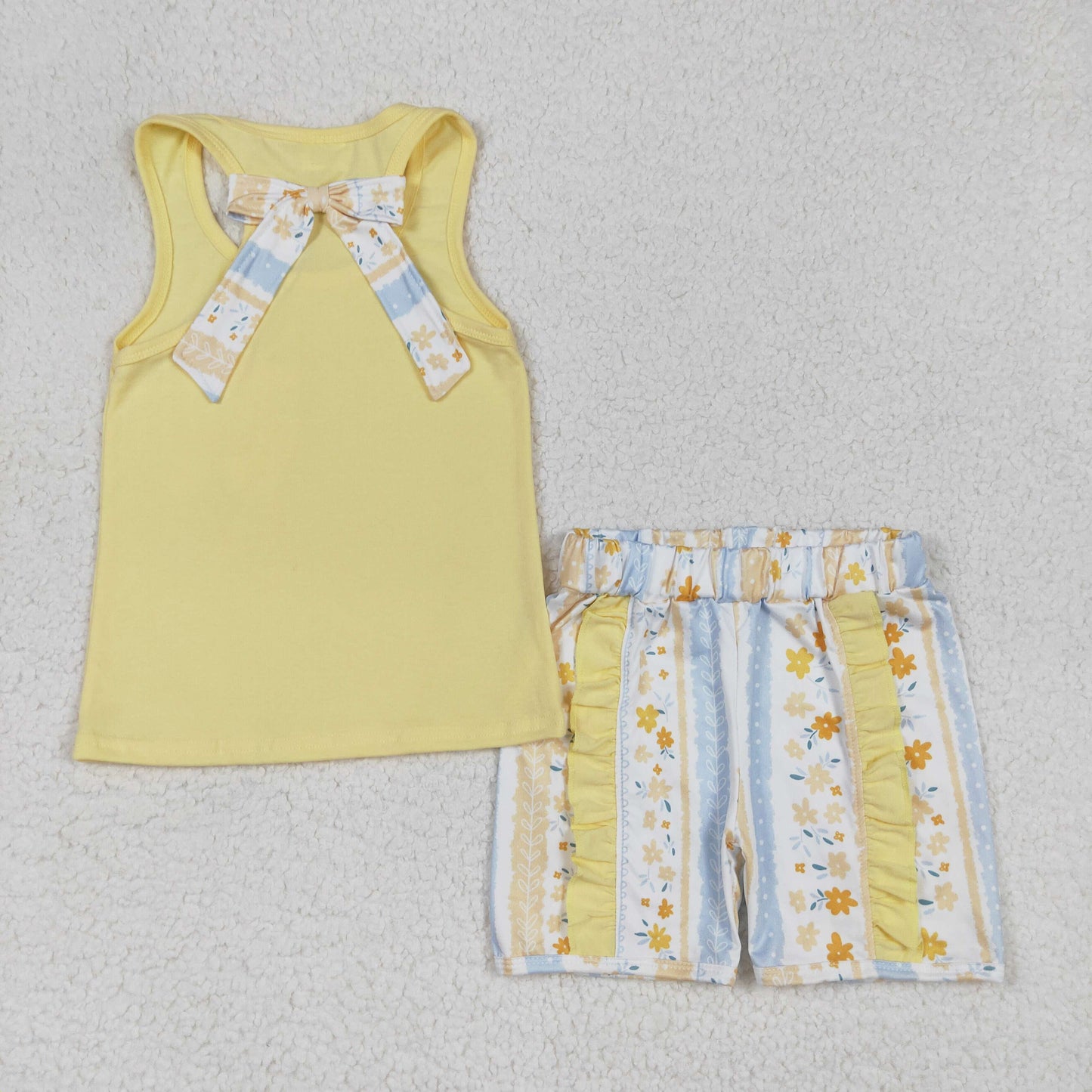 RTS NO MOQ baby girl Clothes camouflage short sleeve shorts Sets