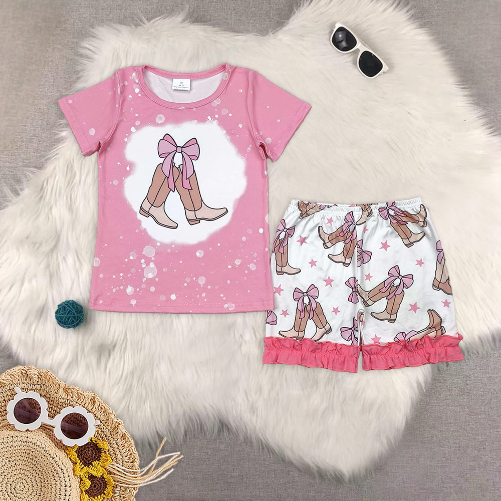RTS NO MOQ Sibling Baby Girls Summer Mixed Outfit and dress
