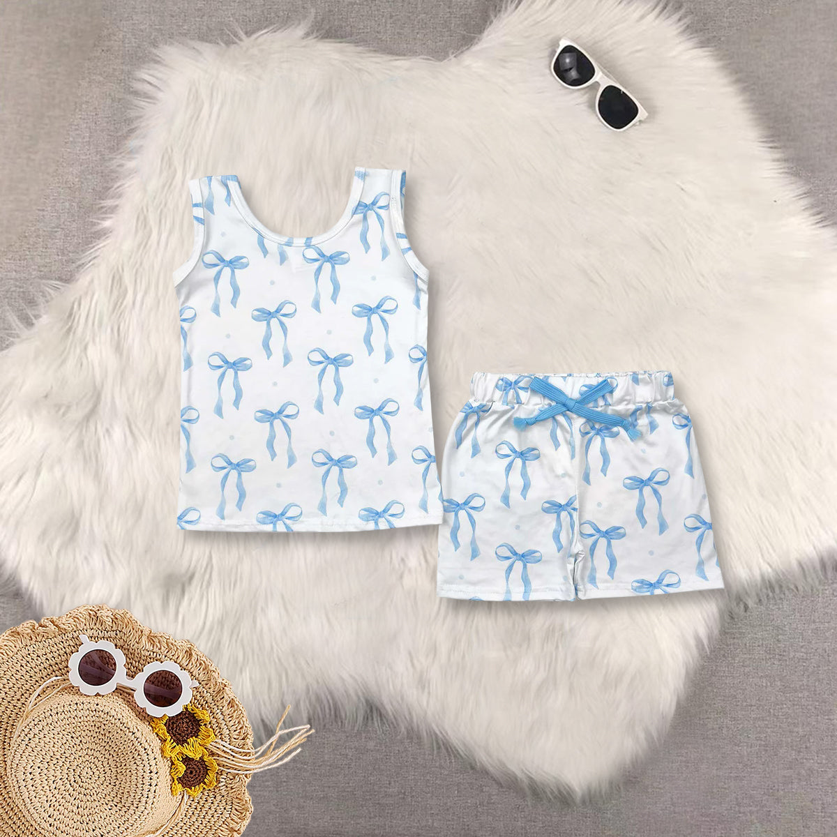 RTS baby girl clothes Short Sleeve Shorts sets