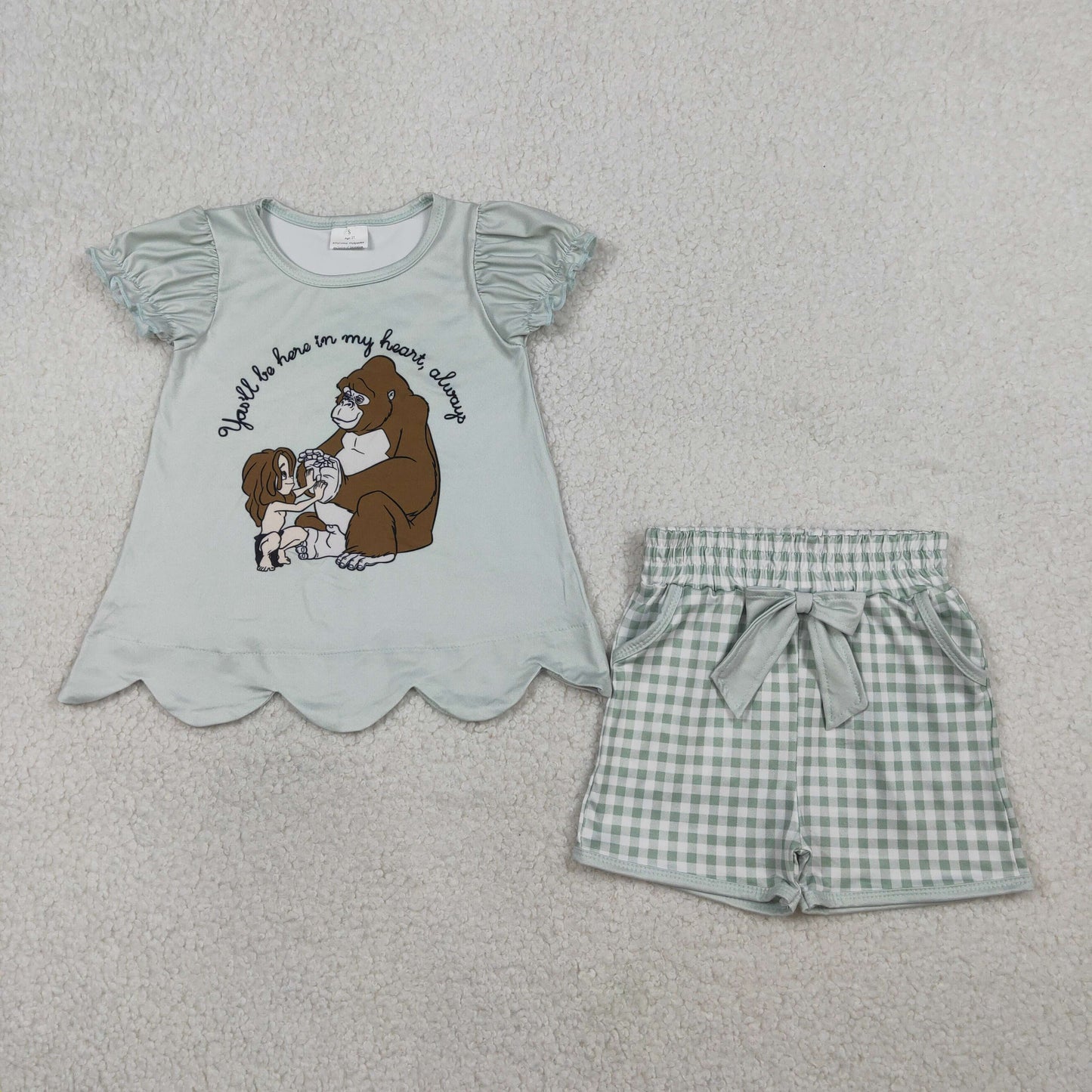 RTS NO MOQ sibling baby girls boy clothes short sleeve Clothes Sets