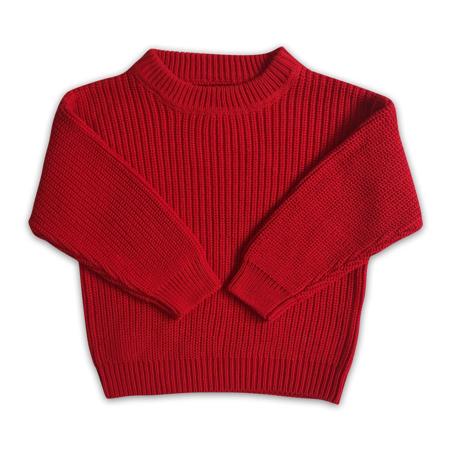 RTS NO MOQ Sibling cotton Baby Girls Solid Color Knit Long Sleeve Pullover Sweater Autumn Warm Daily Fall Top
