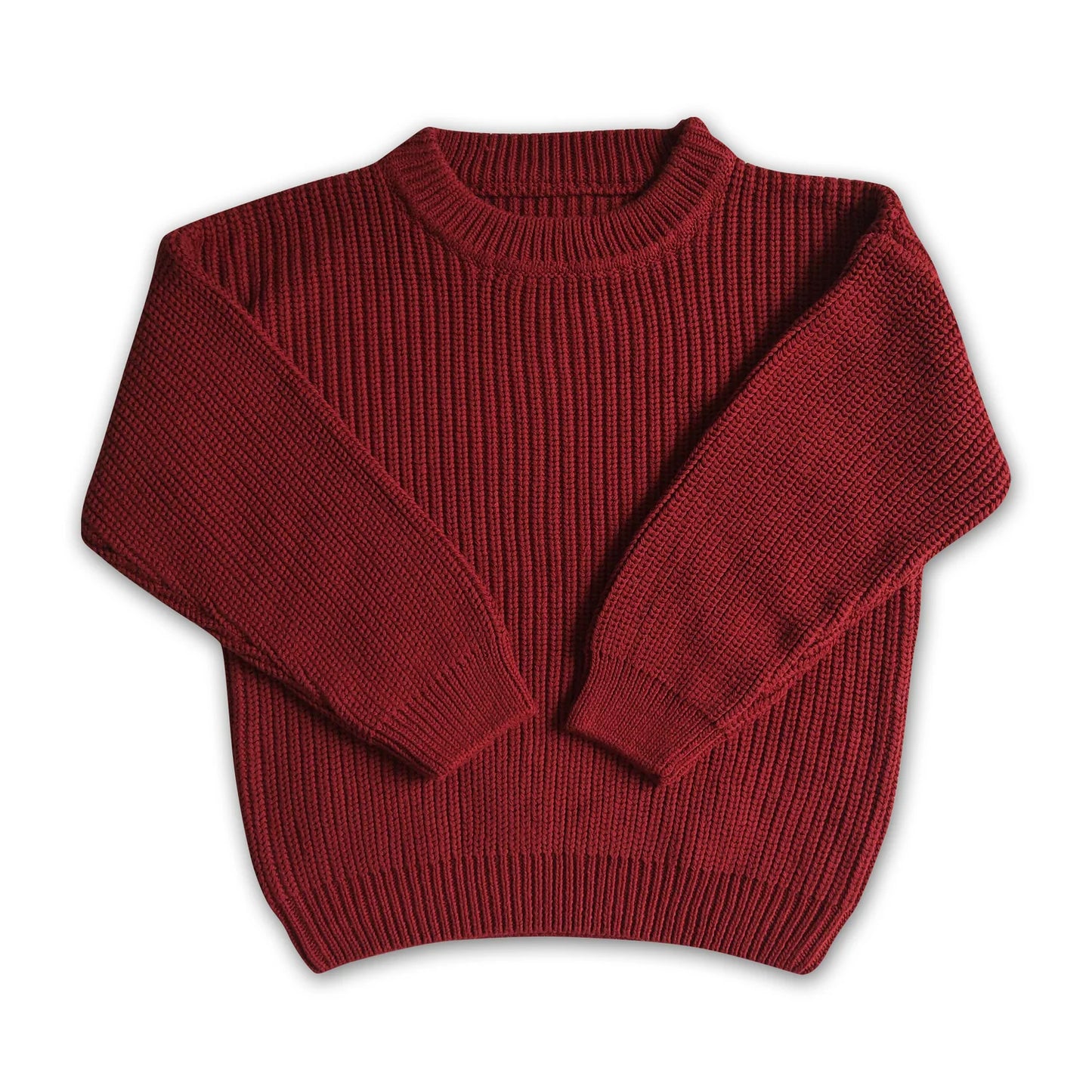 RTS NO MOQ Sibling Sweater Toddler Girls Solid Long Sleeve Sweater Fall Autumn Daily Pullover Top