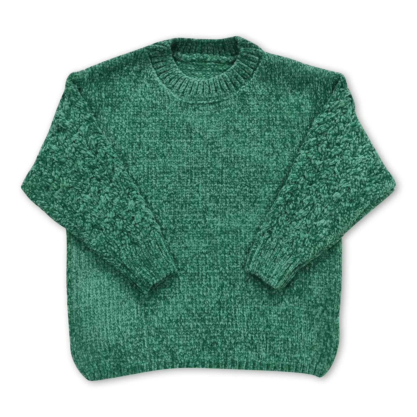 RTS NO MOQ Sibling Sweater Toddler Girls Solid Long Sleeve Sweater Fall Autumn Daily Pullover Top