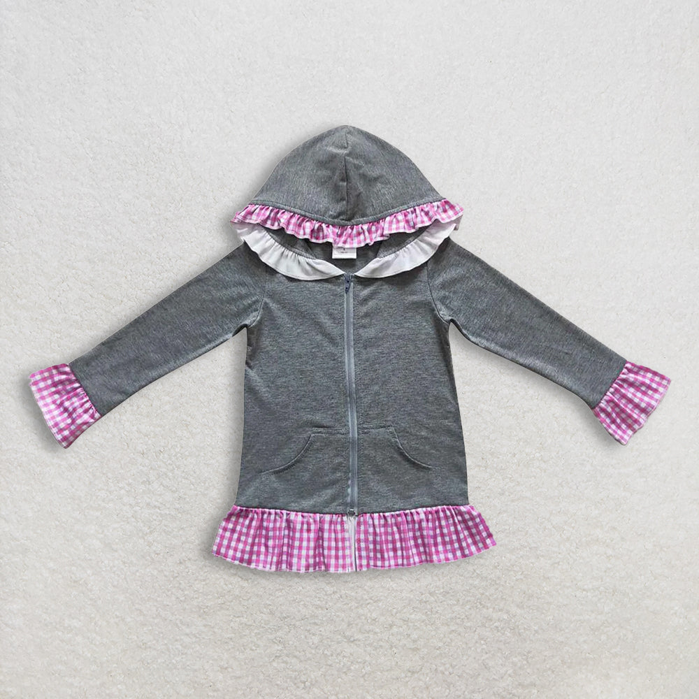RTS NO MOQ Sibling Baby Girls clothes hooded long sleeve pants sets and top and jeans pants