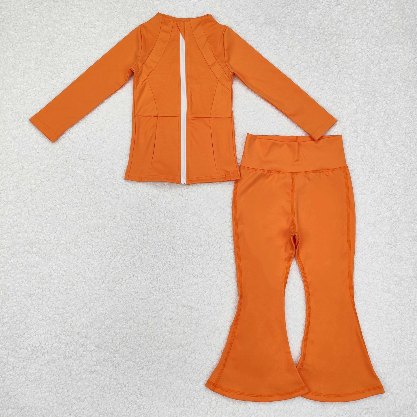 RTS NO MOQ Sibling Baby Girl Yoga Long Sleeve Trousers Sets