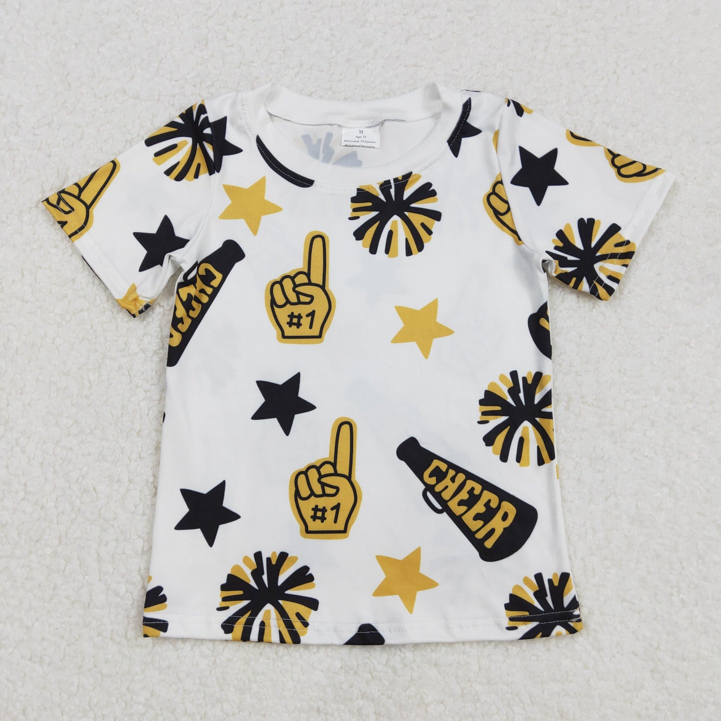 RTS NO MOQ Girls Boys cheers Clothes top and pants