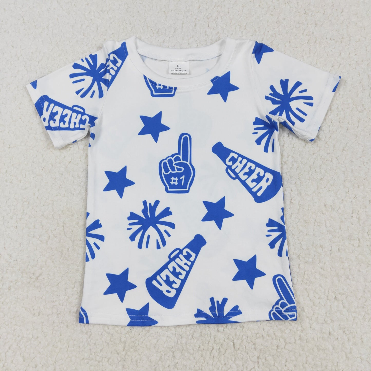 RTS NO MOQ Girls Boys cheers Clothes top and pants