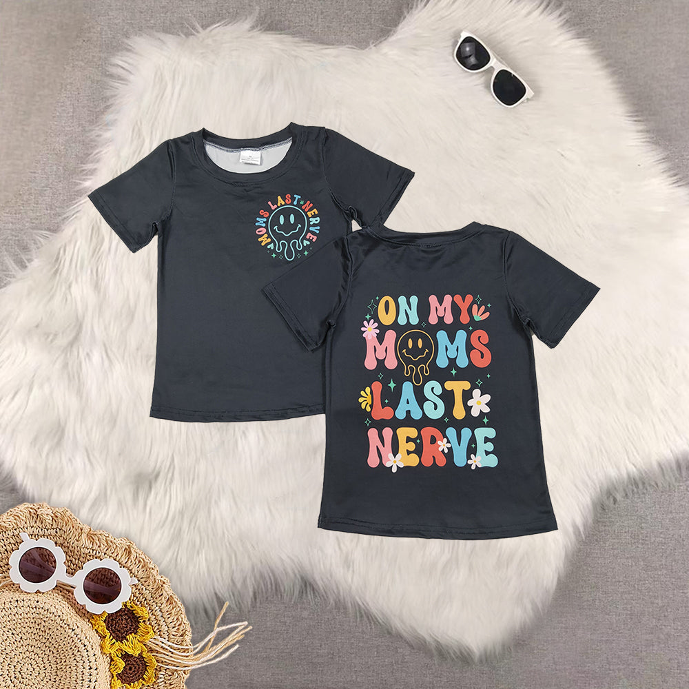RTS NO MOQ Sibling Baby Girls clothes short sleeve pants Set and top and jeans pants