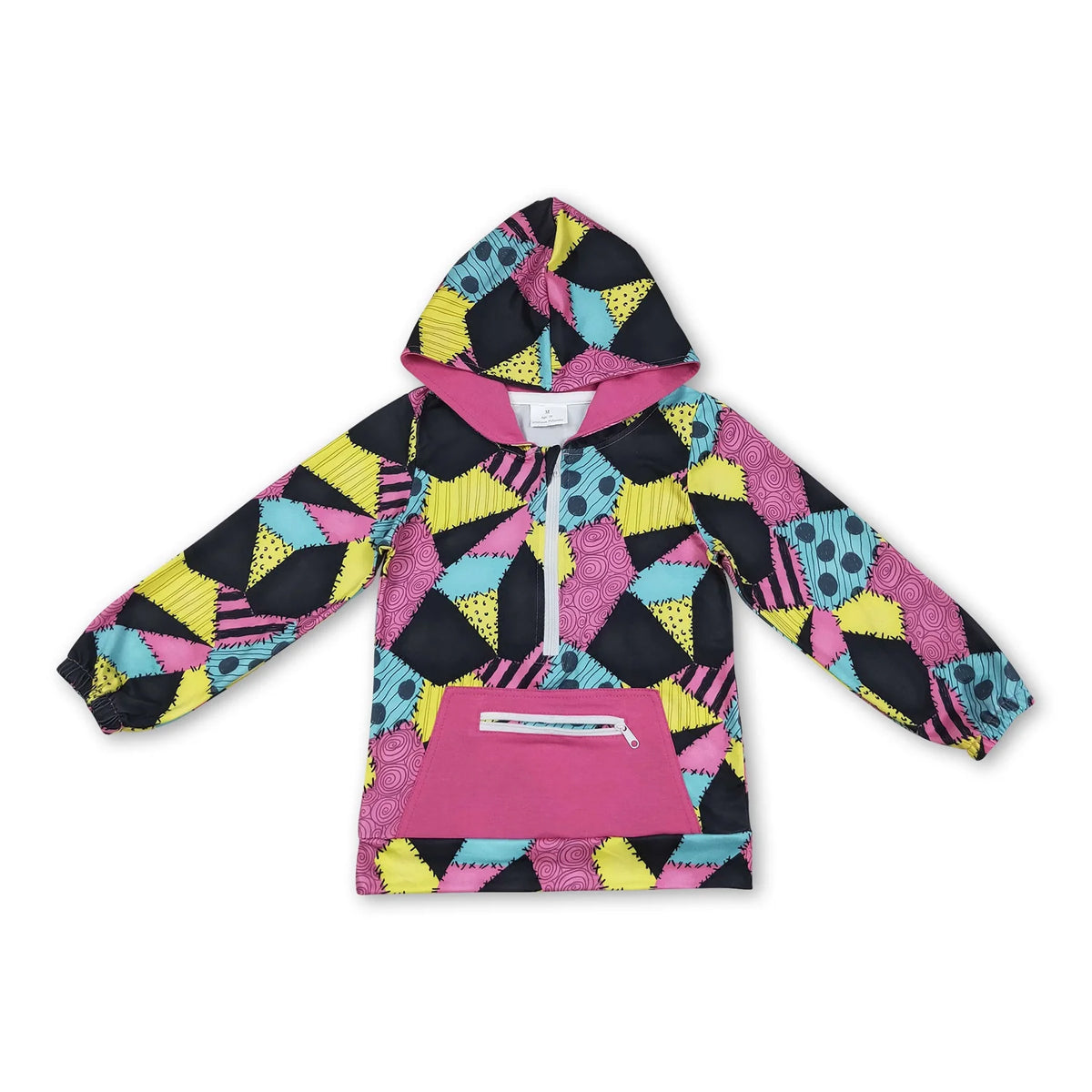 RTS NO MOQ Sibling baby girl clothes Halloween hooded long Sleeve Tops