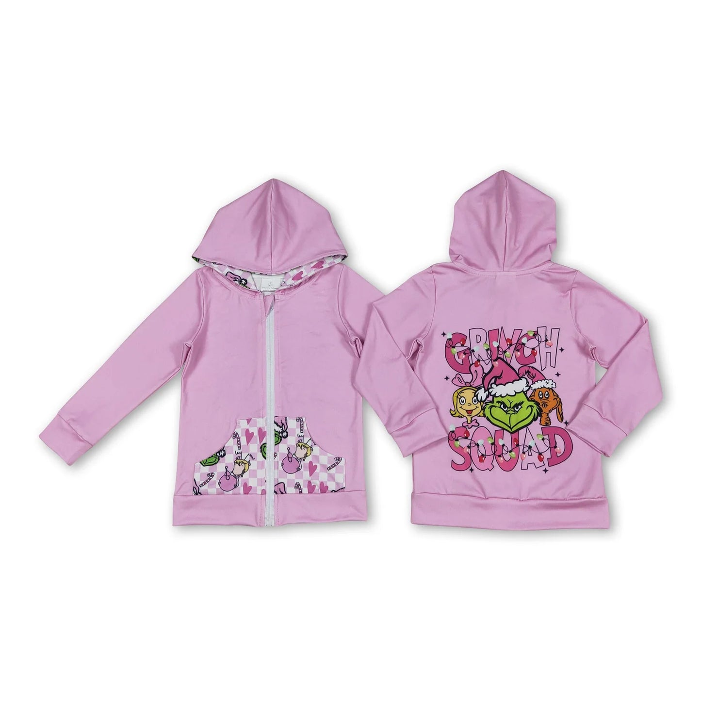 RTS NO MOQ Sibling milk silk Cute Clothes Baby Girls Christmas Print Long Sleeve Tee Tops Hoodies Jackets Top