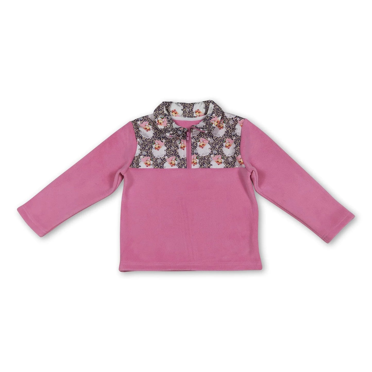 RTS NO MOQ Sibling milk silk Baby Girls Boys Cute Zipper Pullover Long Sleeve Top