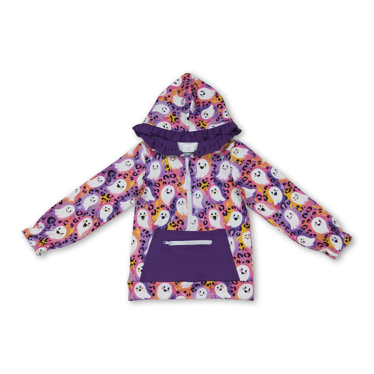 RTS NO MOQ Sibling baby girl clothes Halloween hooded long Sleeve Tops