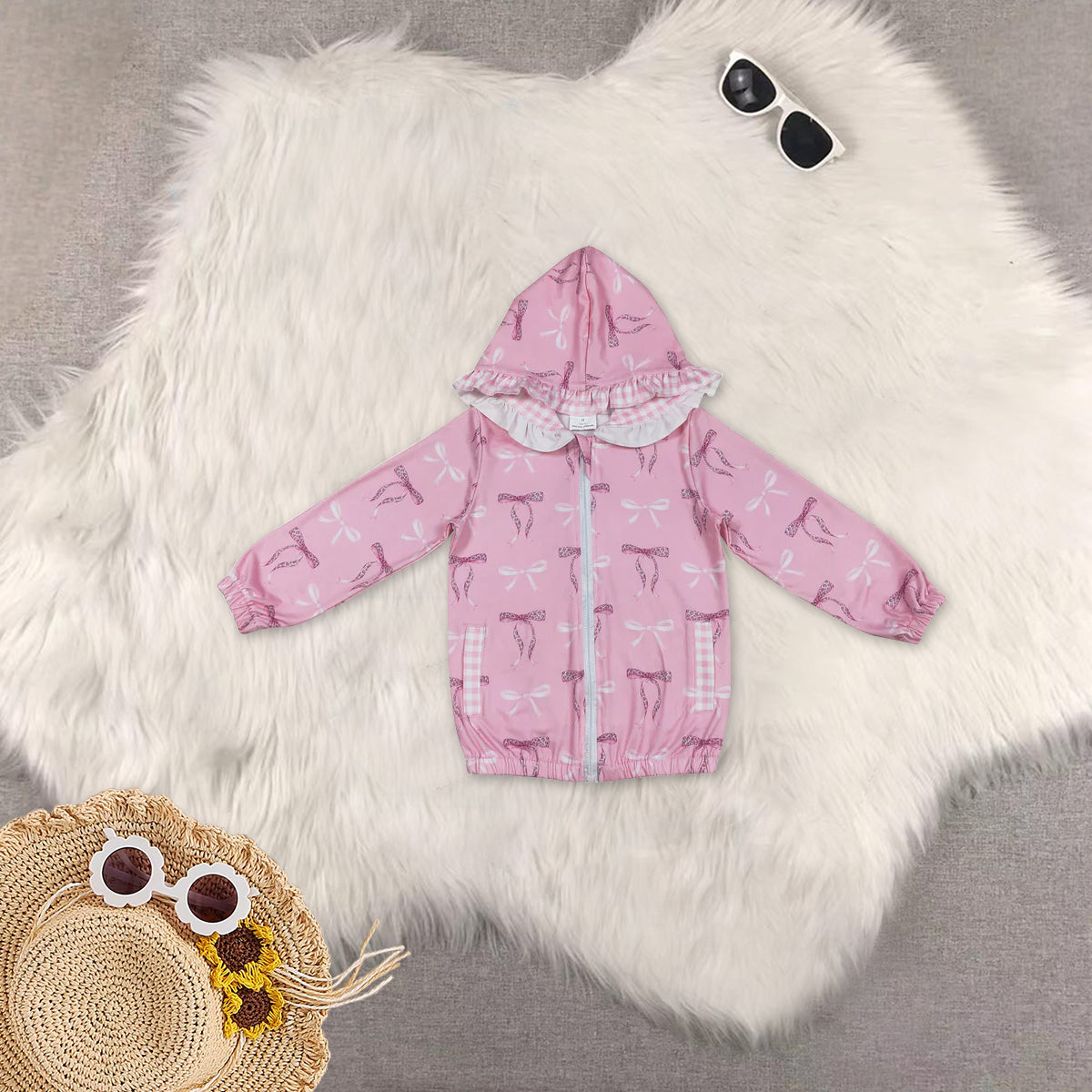 RTS Sibling baby girl clothes hooded long Sleeve tops