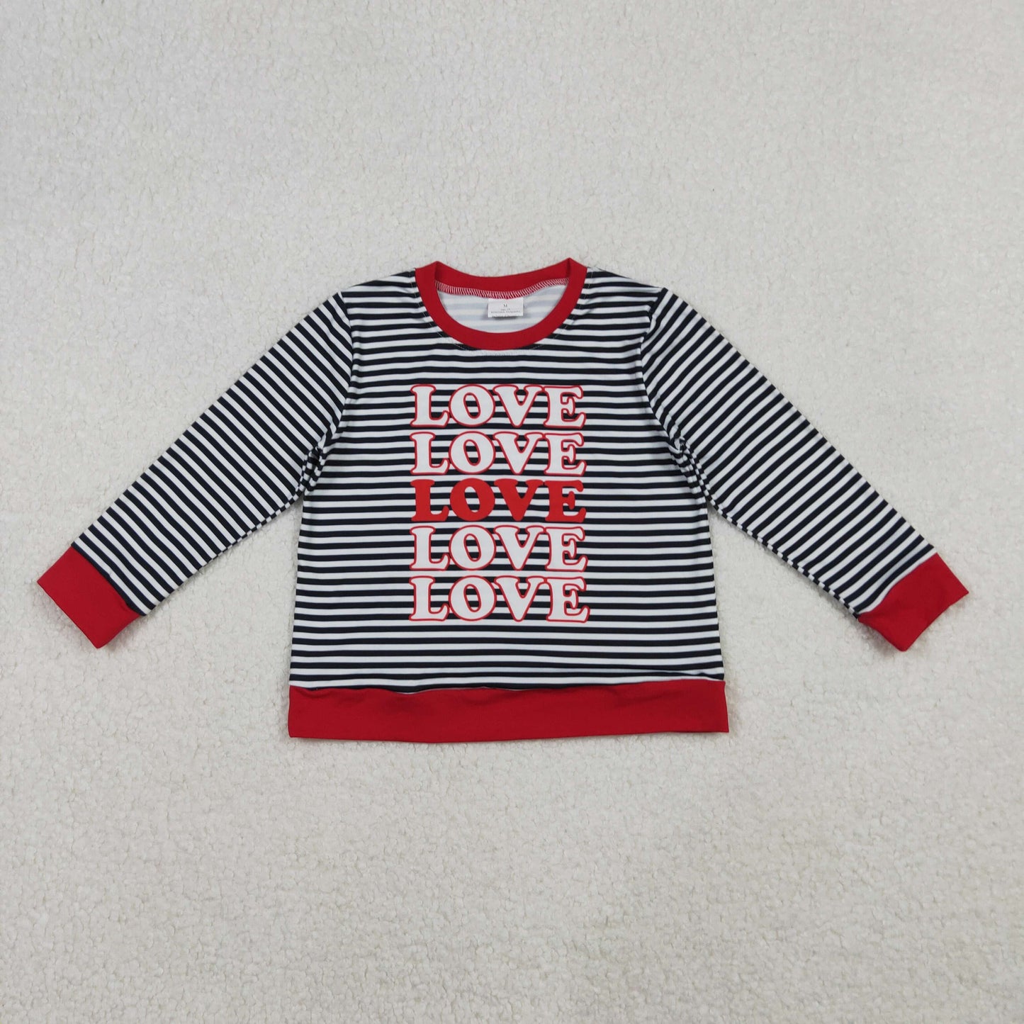12/18m-7/8t RTS NO MOQ Sibling Baby Girls LOVE long sleeve pants Set and top and pants