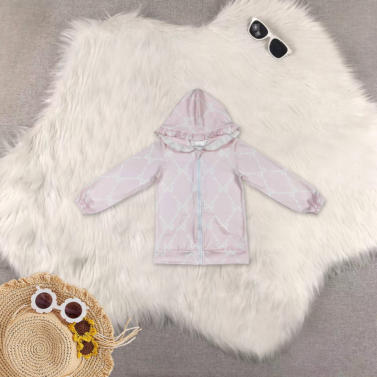 RTS Sibling baby girl clothes hooded long Sleeve tops