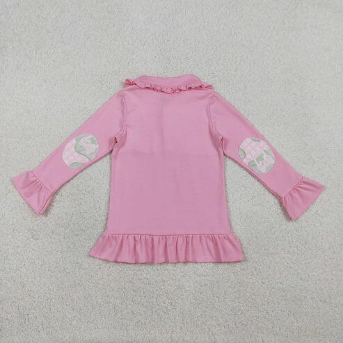 RTS NO MOQ Sibling Baby Boys Girls Long Sleeve Golf Pullover Checked Button Top Toddler Kids Plaid Shirt