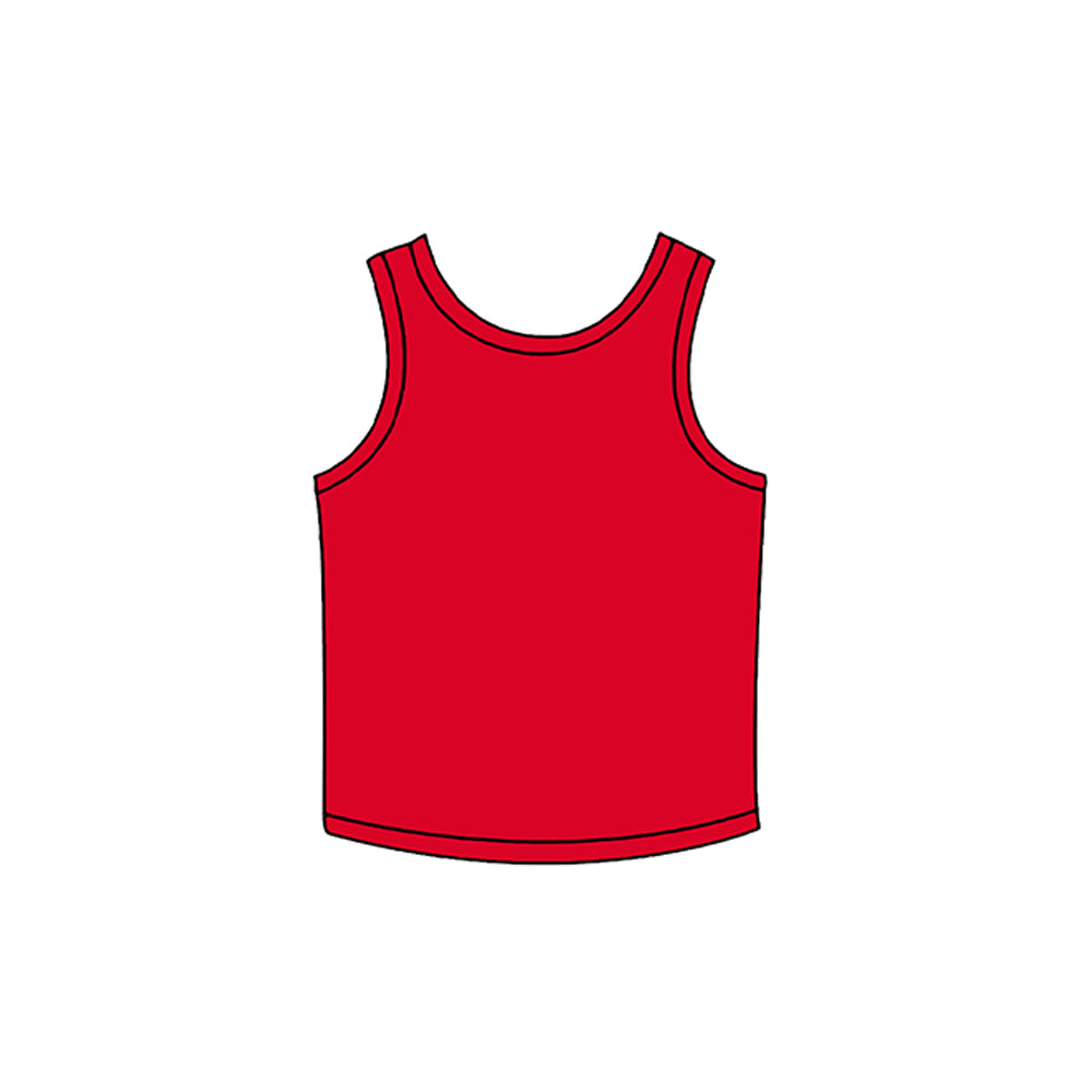 (Preorder new) No moq Yoga Baby Girls Solid Color Sleeveless Slim Fit Active Yoga Top