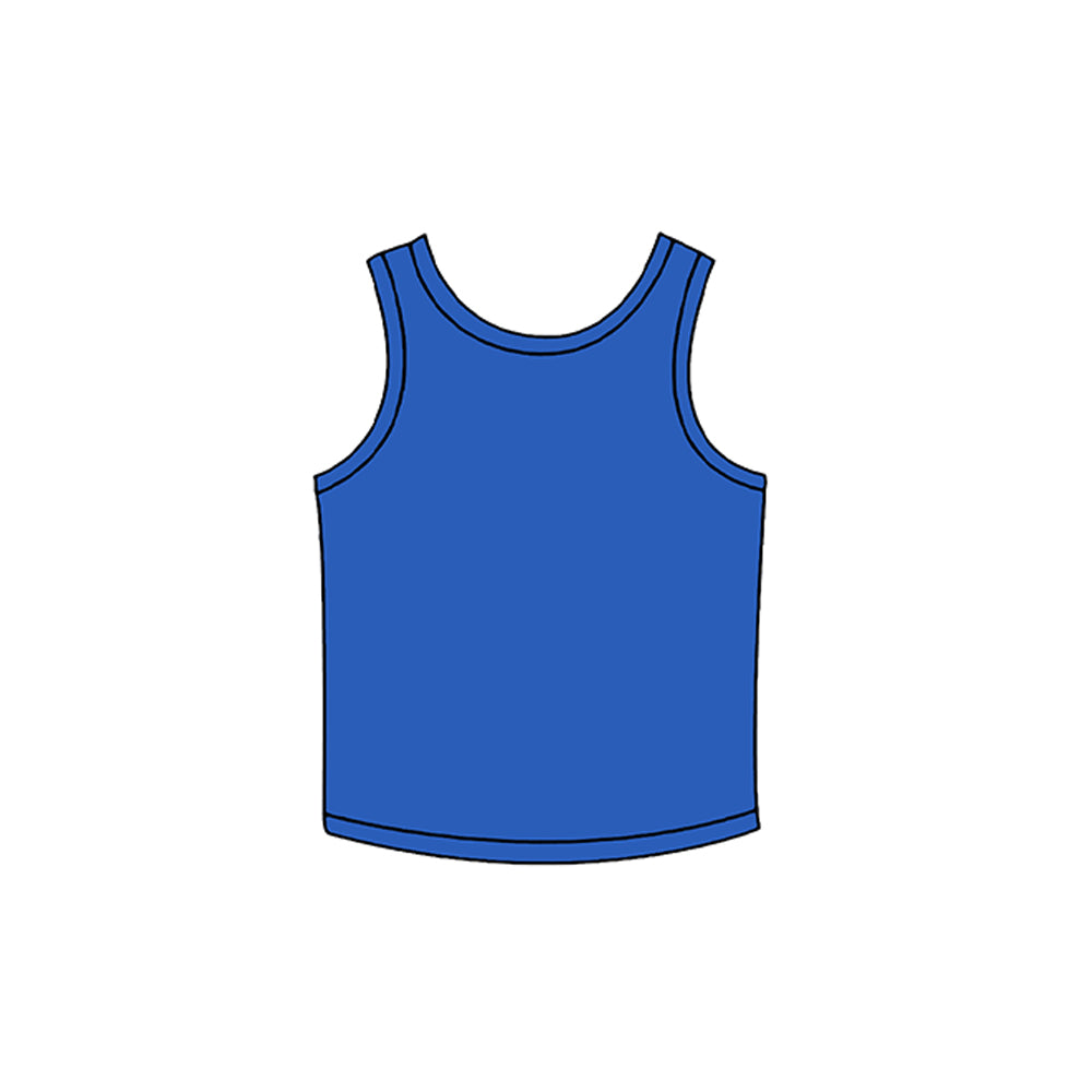 (Preorder new) No moq Yoga Baby Girls Solid Color Sleeveless Slim Fit Active Yoga Top