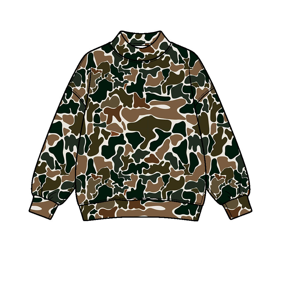 (Preorder new) No moq Yoga Adult Women Wood Camo Woman Yoga Long Sleeve Tee Shirts Top