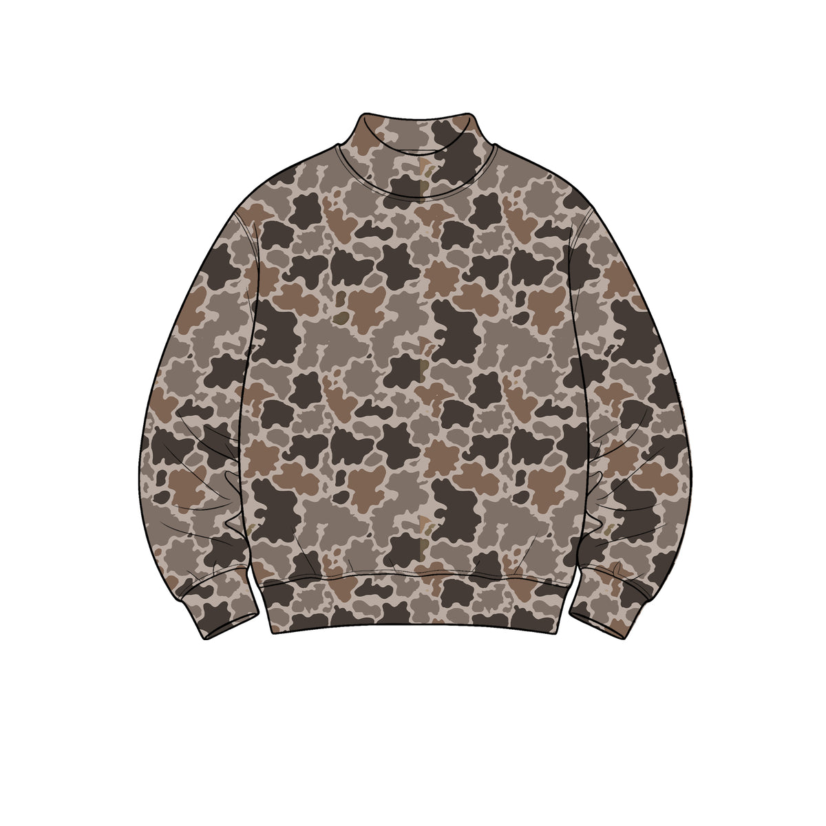 (Preorder new) No moq Yoga Adult Women High Neck Camo Yoga Active Long Sleeve T‑shirts Top