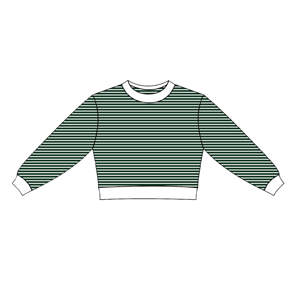 (Preorder new) No moq Yoga Baby Girls Stripe Long Sleeve Yoga Active Shirts Top