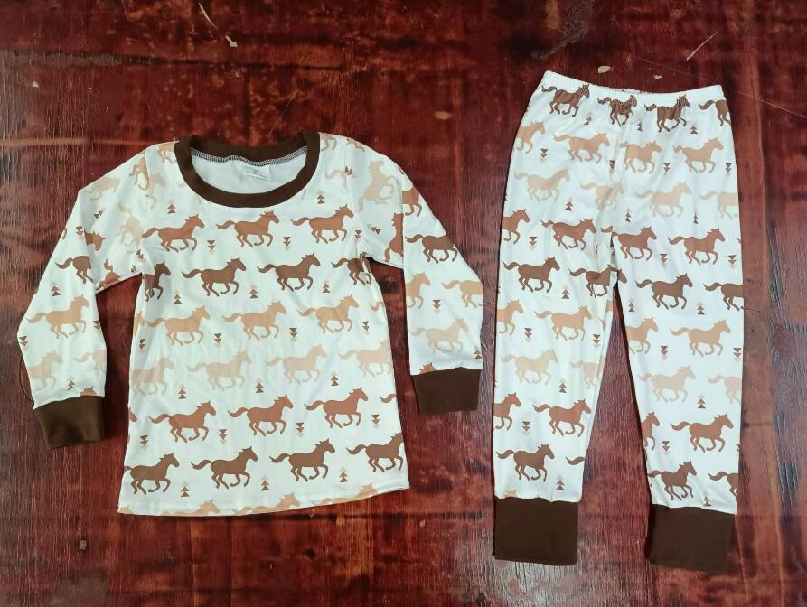 Custom moq 3 eta 6-7weeks Horse elastic cuffs long sleeve pullover suit