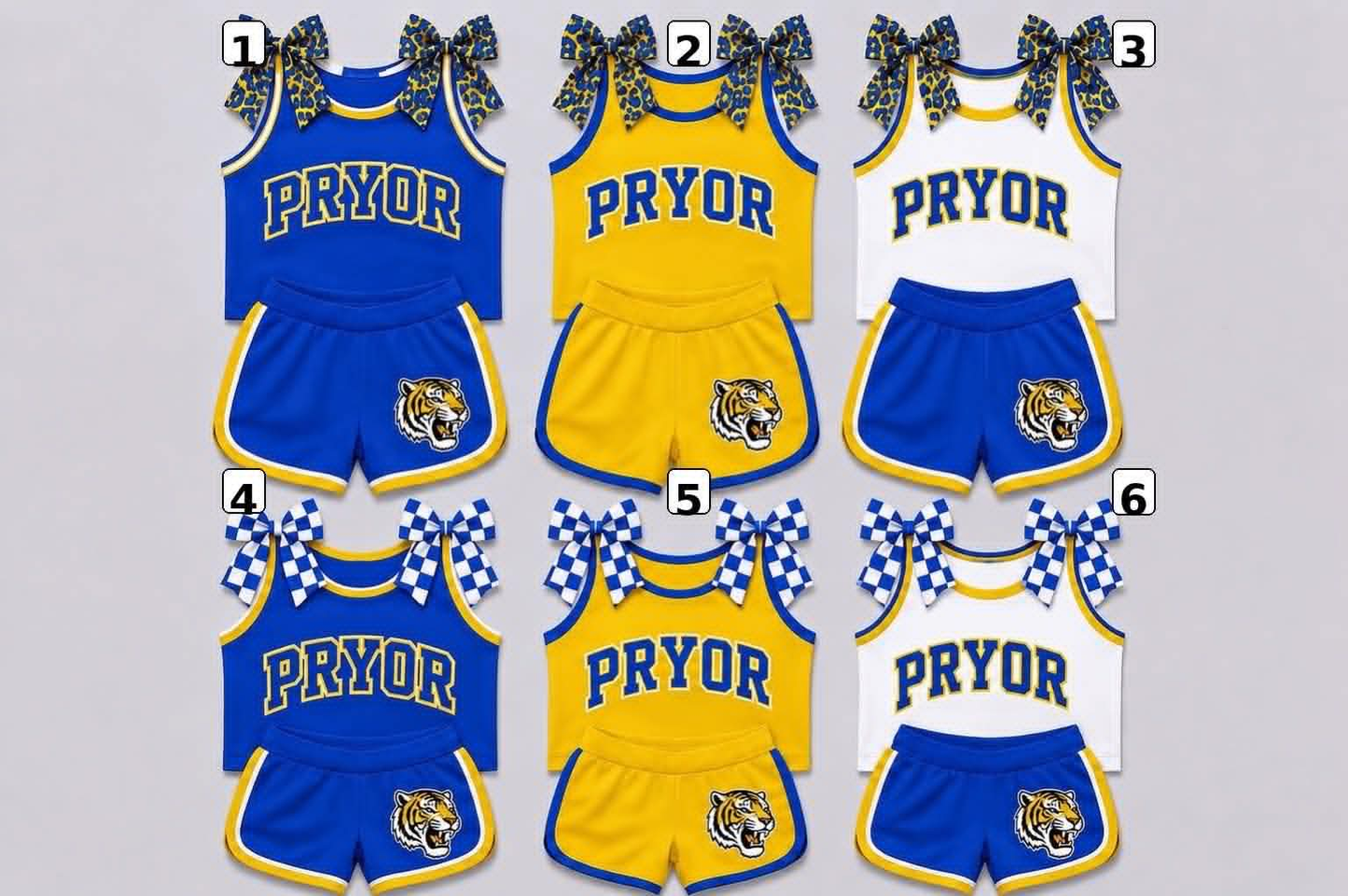 custom moq 5 mix size KNMEAT0101 Baby Girls Blue Yellow Bow Sleeveless Top Shorts Team Outfit Set