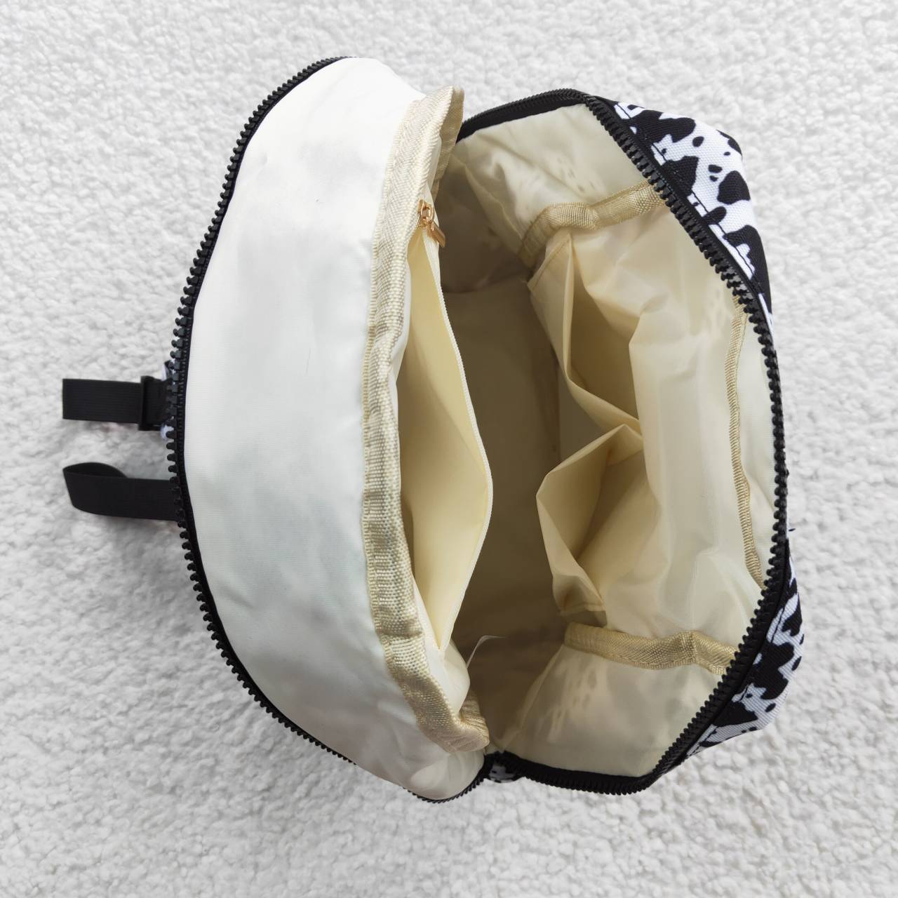 RTS NO MOQ（In Stock) cow pattern backpack