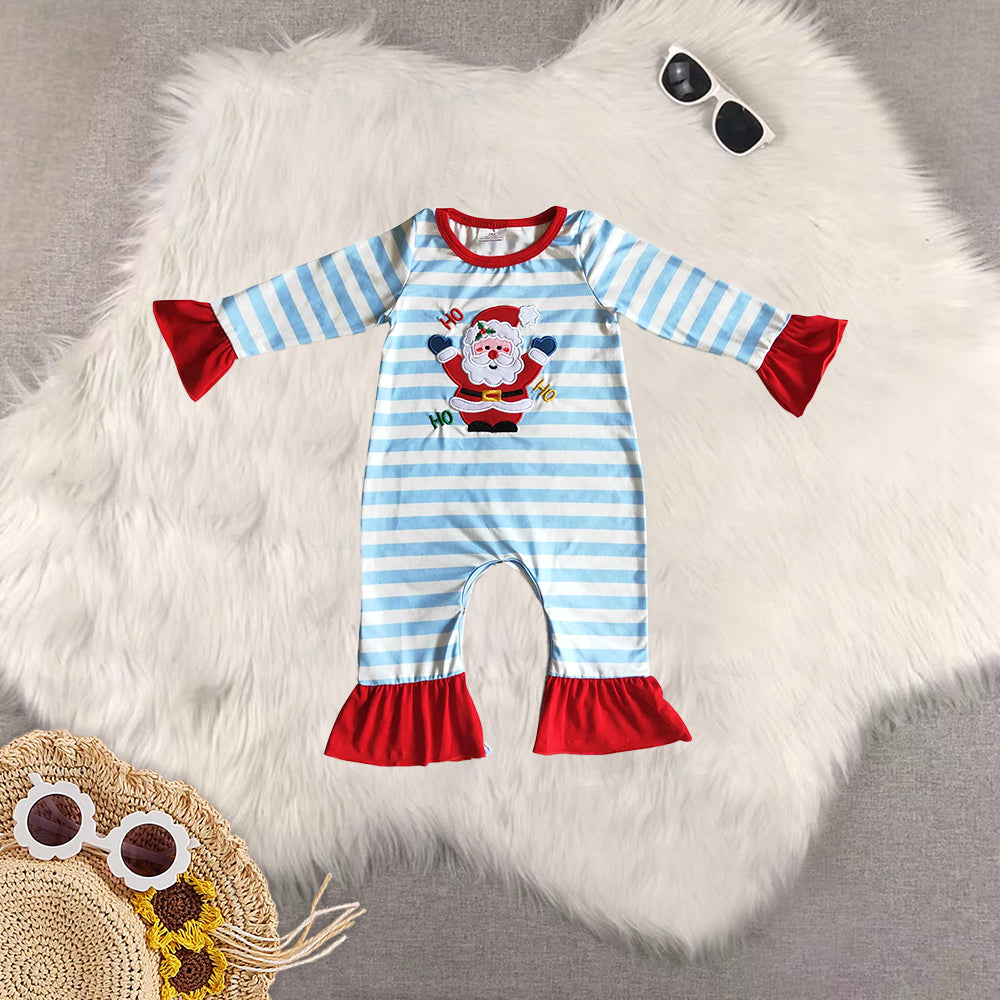 RTS NO MOQ Baby kid Christmas long-sleeved trousers suit & romper
