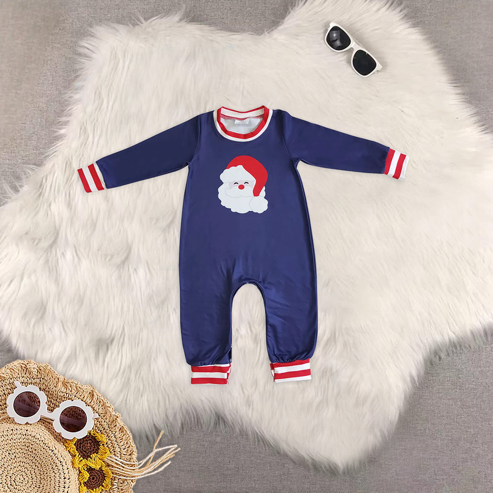 RTS NO MOQ Baby boy clothes Christmas long Sleeve Romper Mixed Sizes