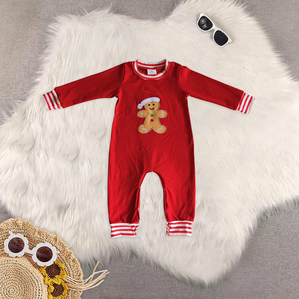 RTS NO MOQ Baby boy clothes Christmas long Sleeve Romper Mixed Sizes