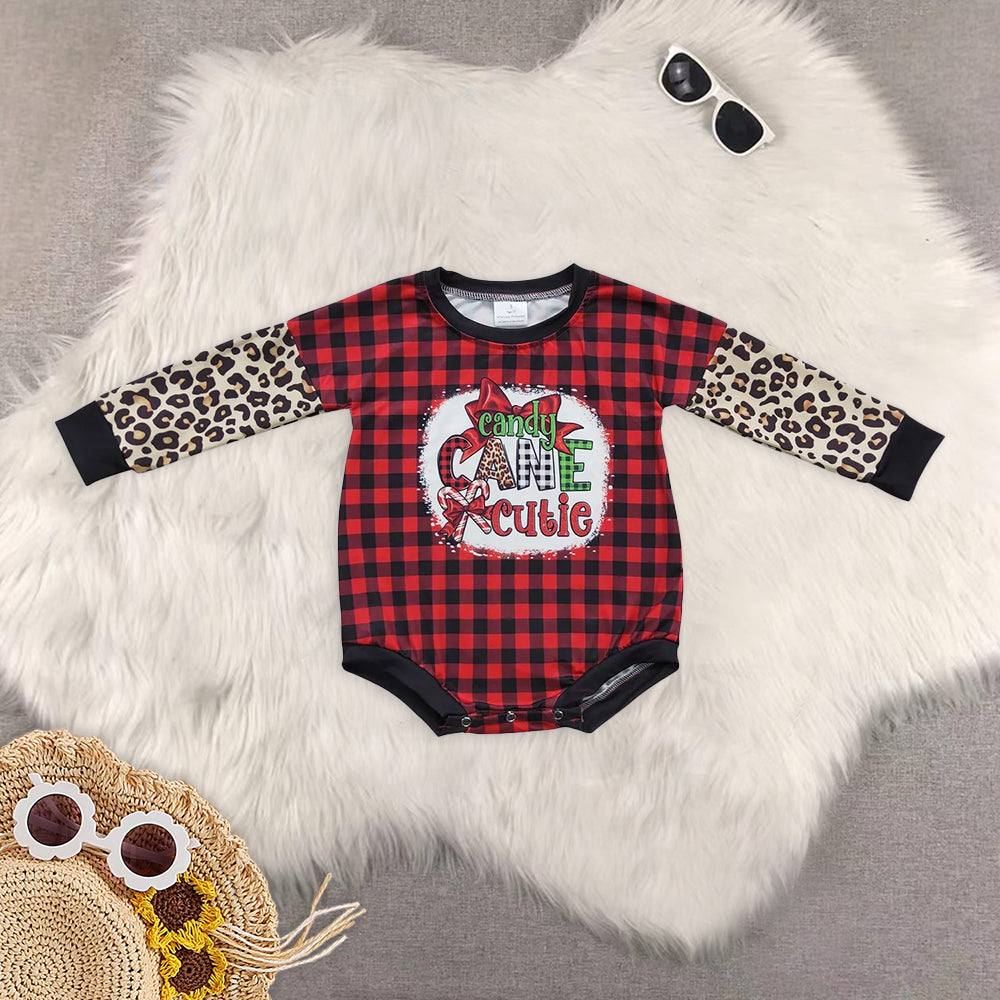 RTS NO MOQ Baby boy clothes Christmas long Sleeve Romper Mixed Sizes