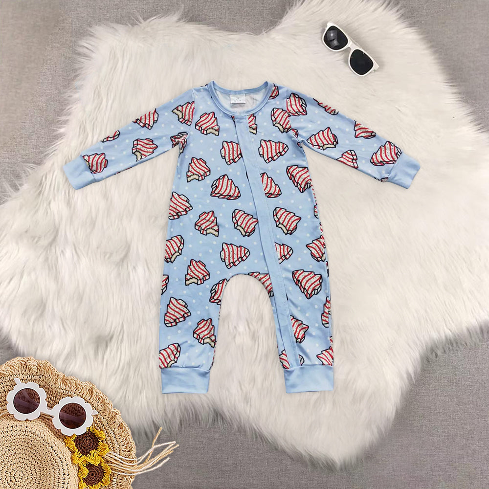 RTS NO MOQ Baby boy clothes Christmas long Sleeve Romper Mixed Sizes