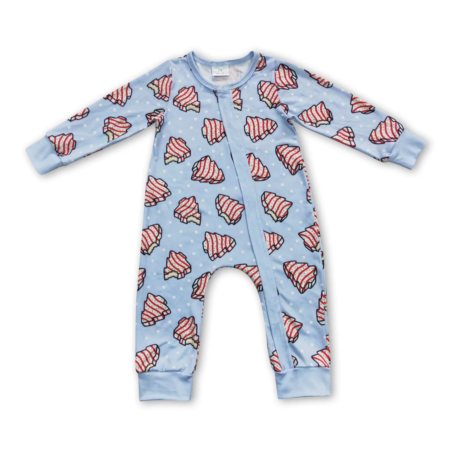 RTS NO MOQ Sibling milk silk Baby Boys Girls Christmas Long Sleeve Zip Up Rompers