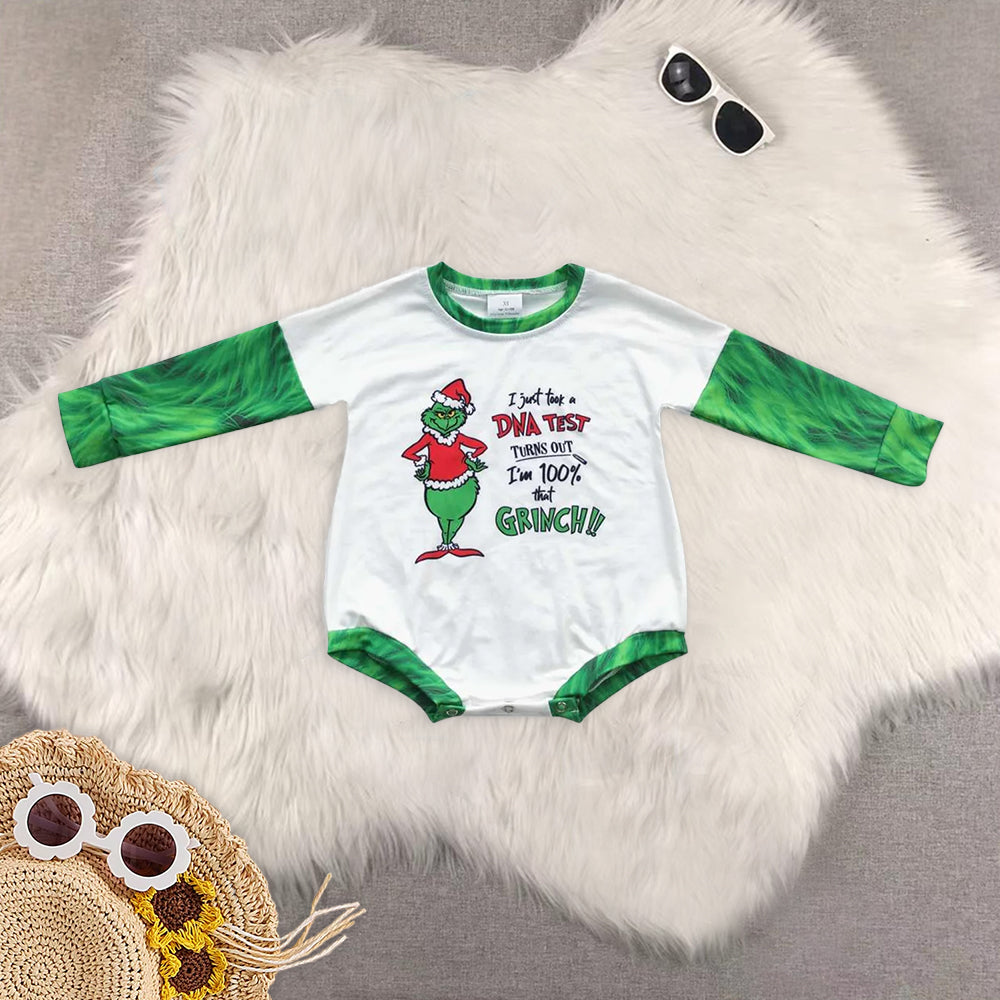 RTS NO MOQ Baby boy clothes Christmas long Sleeve Romper Mixed Sizes