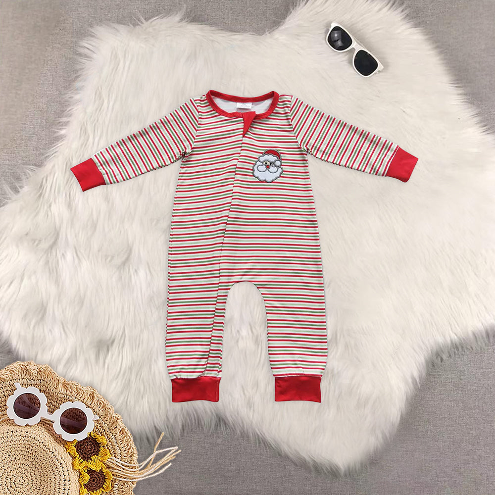 RTS NO MOQ Baby boy clothes Christmas long Sleeve Romper Mixed Sizes
