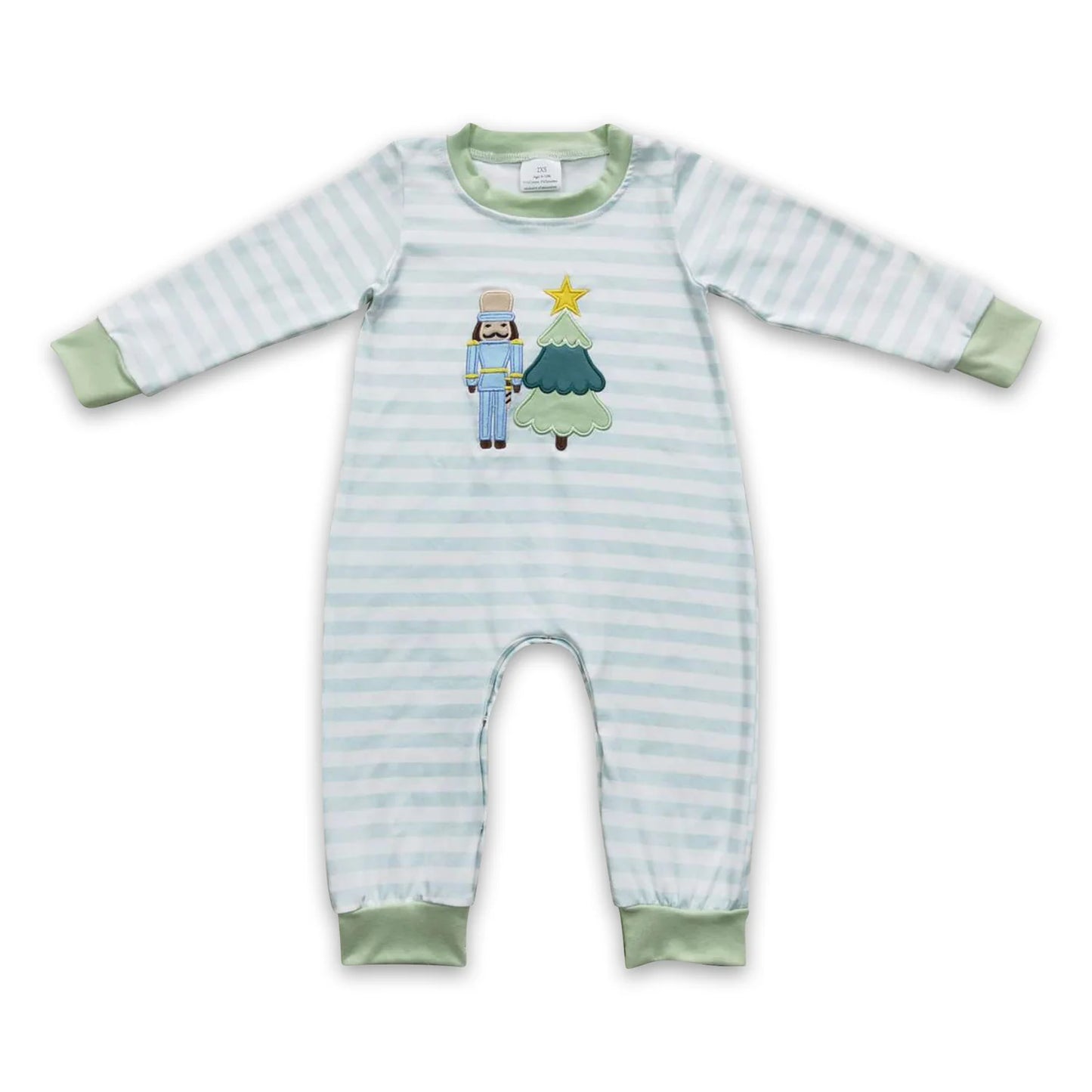 RTS NO MOQ Sibling milk silk Baby Boys Girls Christmas Long Sleeve Rompers Holiday Outfit