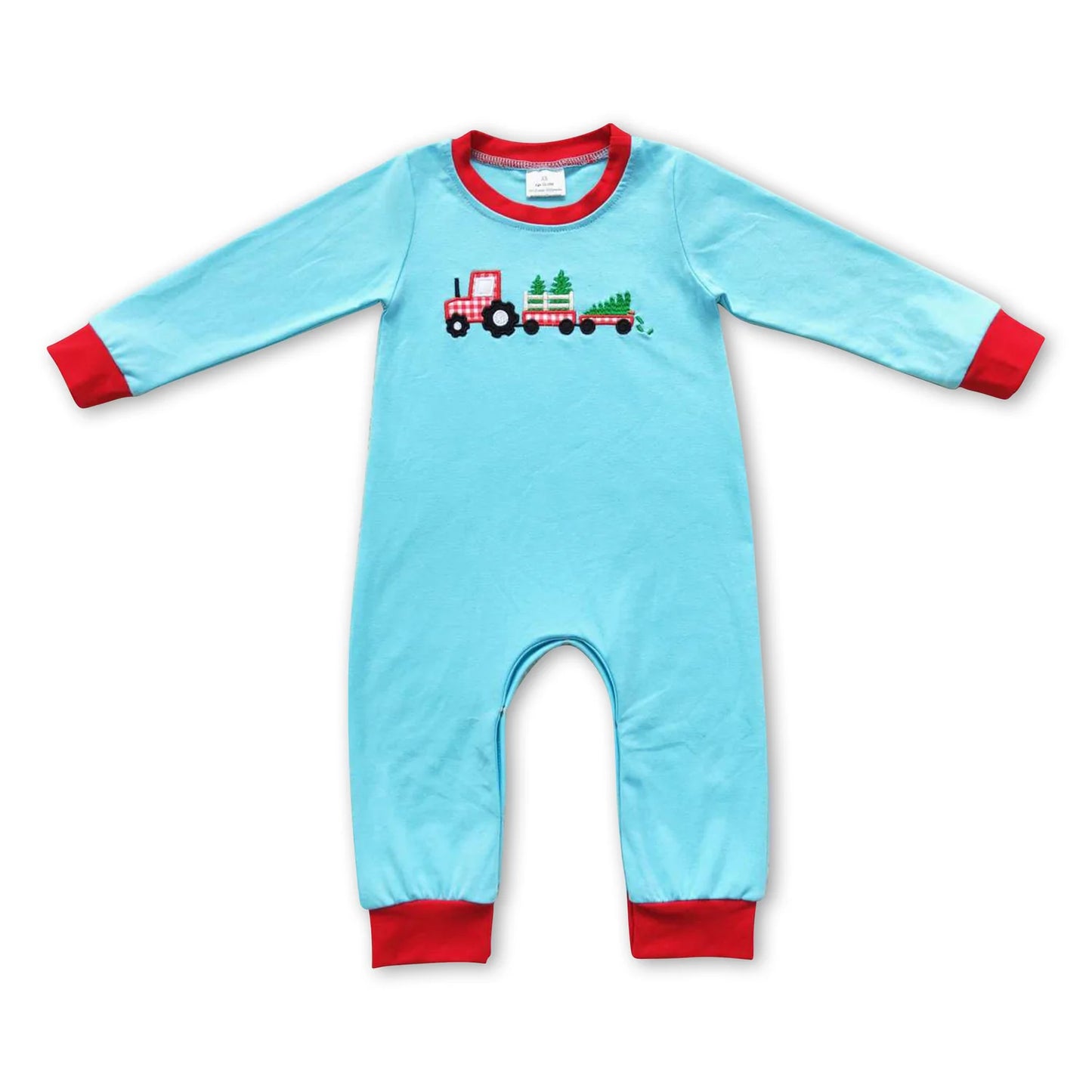 RTS NO MOQ Sibling milk silk Baby Boys Girls Christmas Long Sleeve Rompers Holiday Outfit