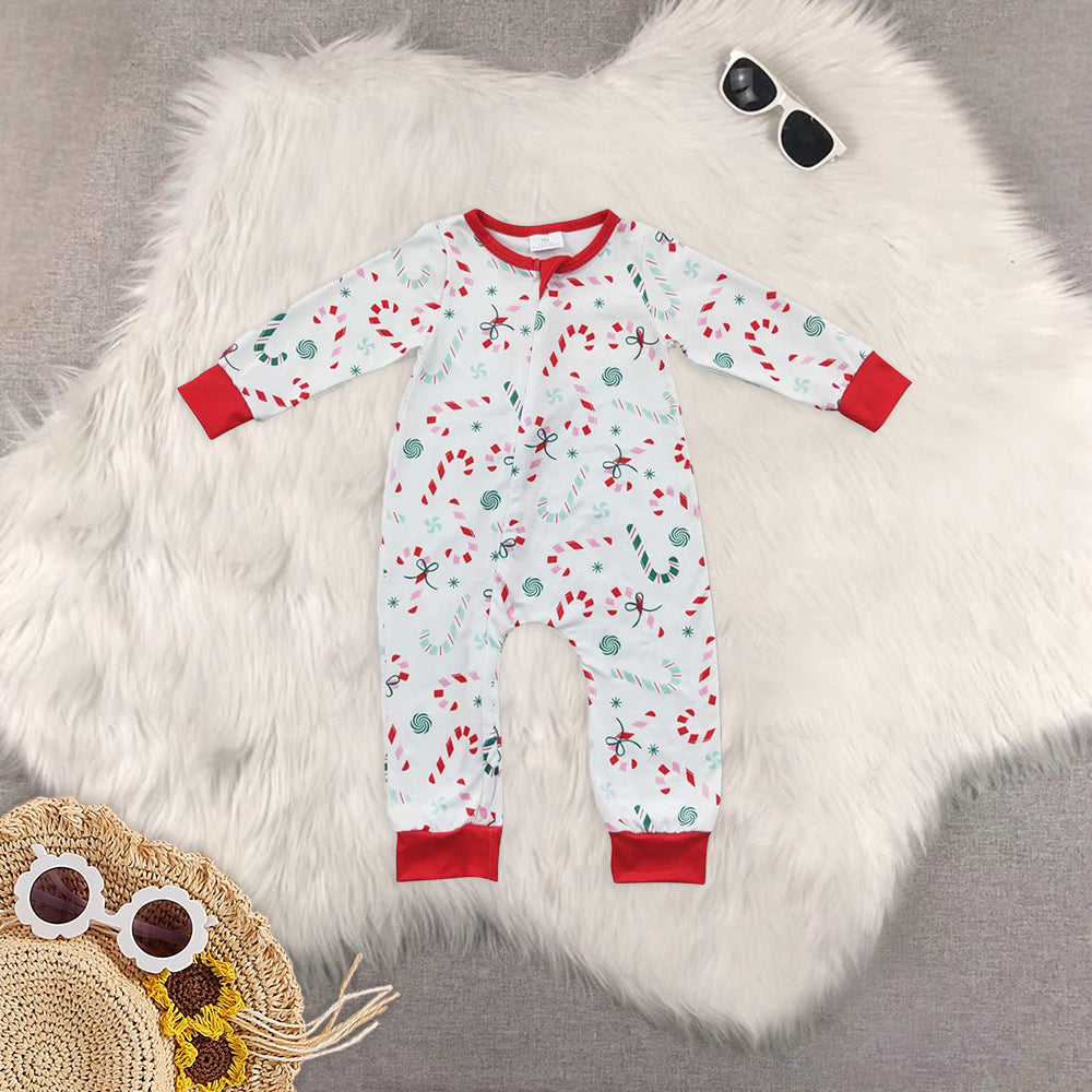 RTS NO MOQ Baby boy clothes Christmas long Sleeve Romper Mixed Sizes