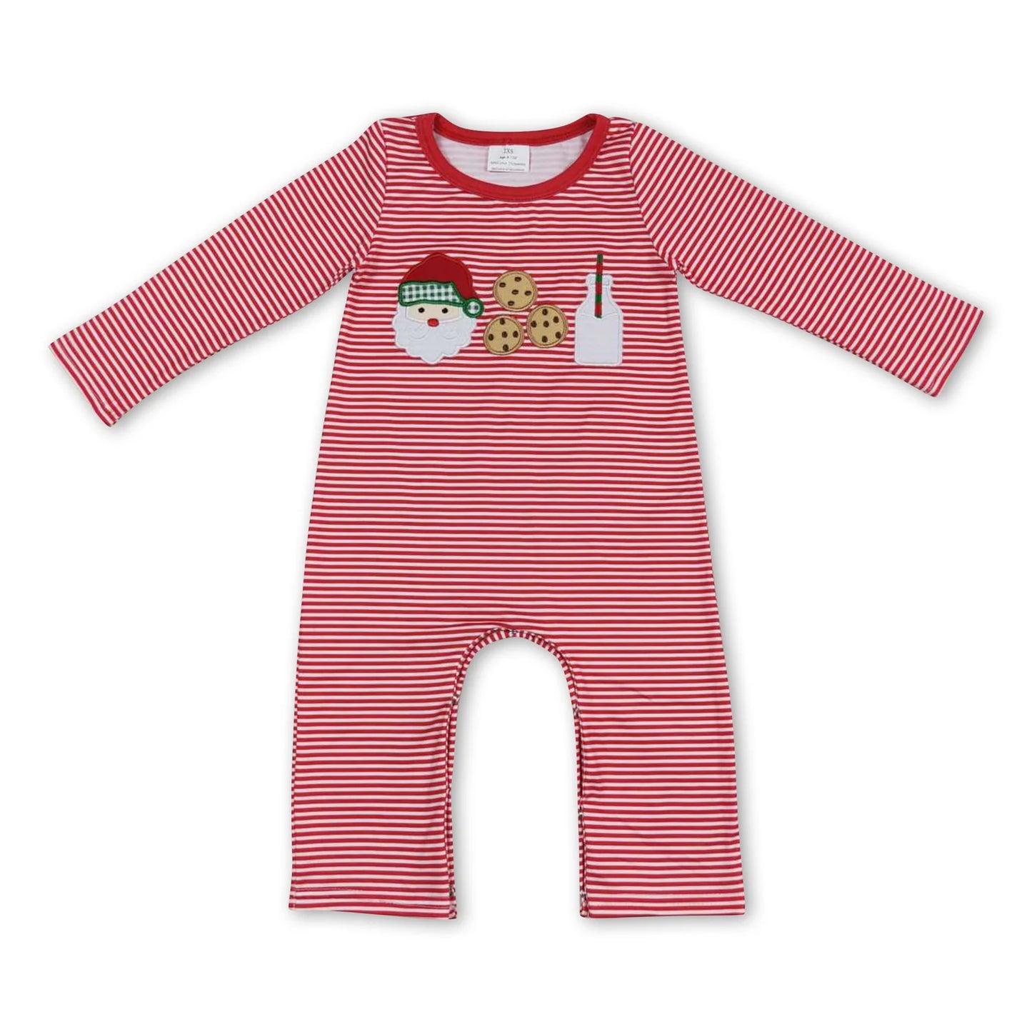 RTS NO MOQ Sibling milk silk Baby Boys Girls Christmas Long Sleeve Rompers Holiday Outfit
