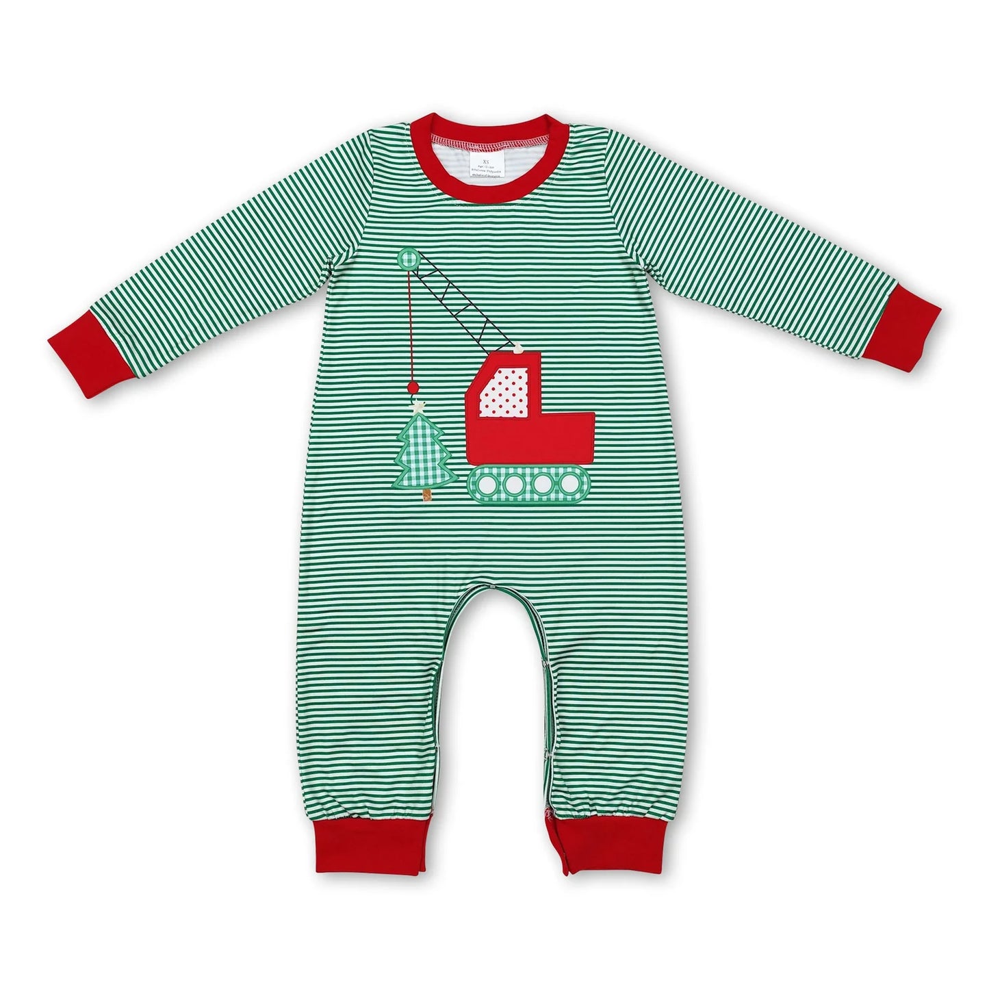 RTS NO MOQ Sibling milk silk Baby Boys Girls Christmas Long Sleeve Rompers Holiday Outfit